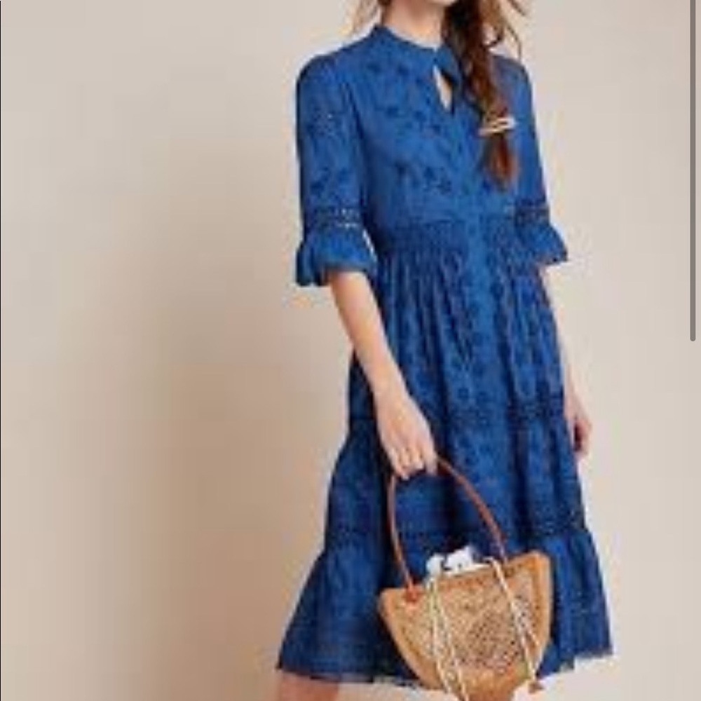 NWT Anthropologie Payal Jain Robin Tiered Eyelet